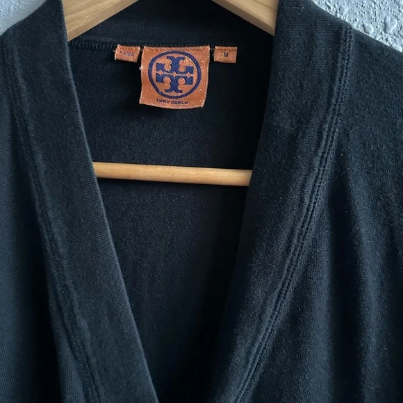 Black Tory Burch button-up cardigan Size M - Picture 4 of 6